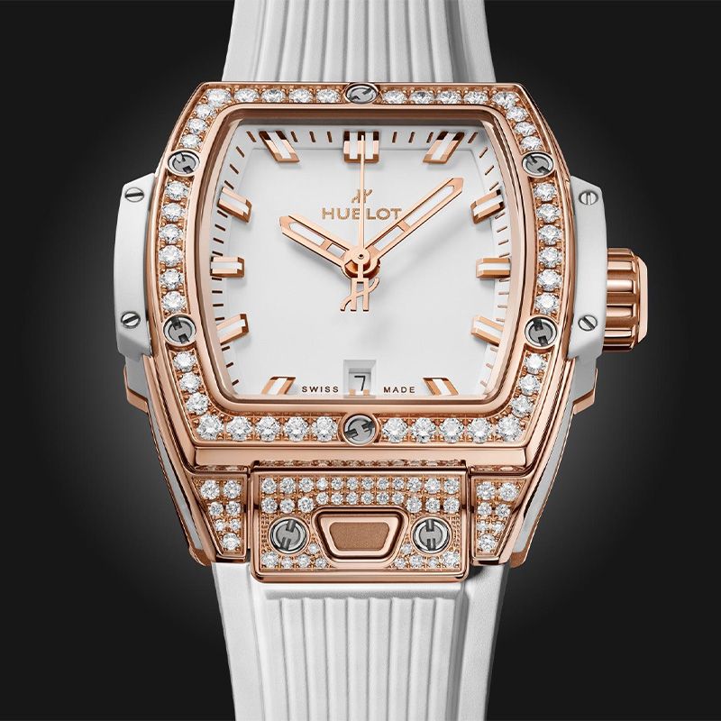 HUBLOT Spirit Of Big Bang King Gold White Pavé 32 MM 682.OE.2080.RW.1604