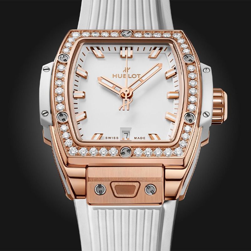 HUBLOT Spirit Of Big Bang King Gold White Diamonds 32 MM 682.OE.2080.RW.1204