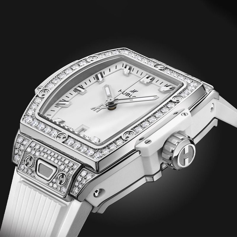 HUBLOT Spirit Of Big Bang Steel White Pavé 32 MM 682.SE.2010.RW.1604