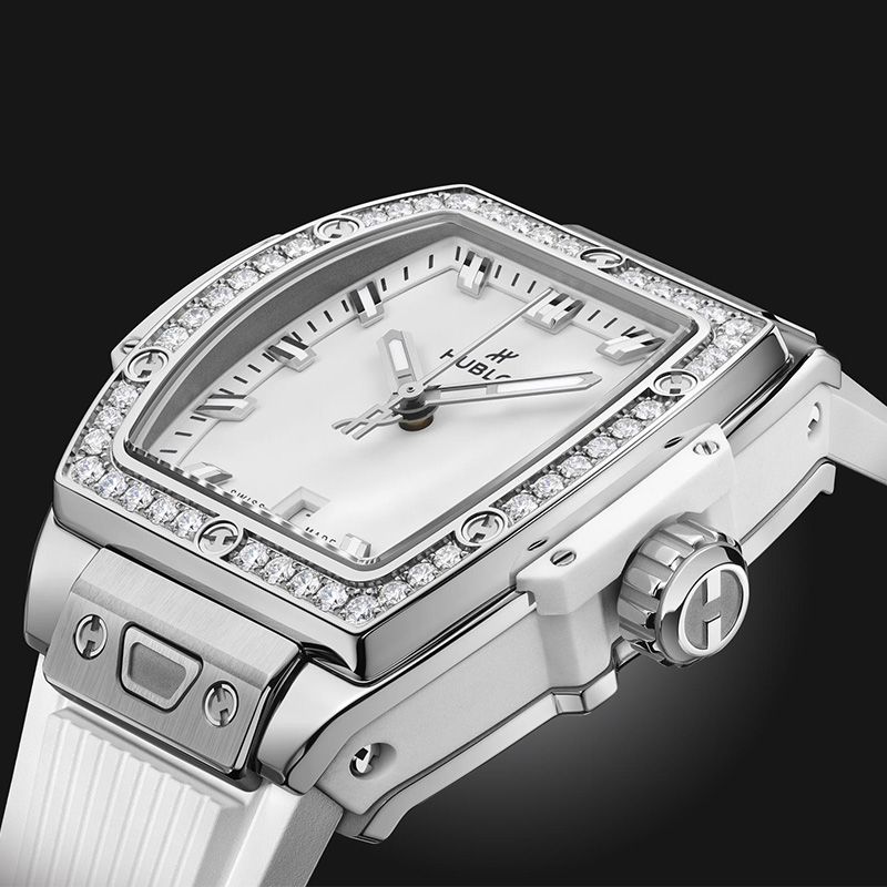 HUBLOT Spirit Of Big Bang Steel White Diamonds 32 MM 682.SE.2010.RW.1204