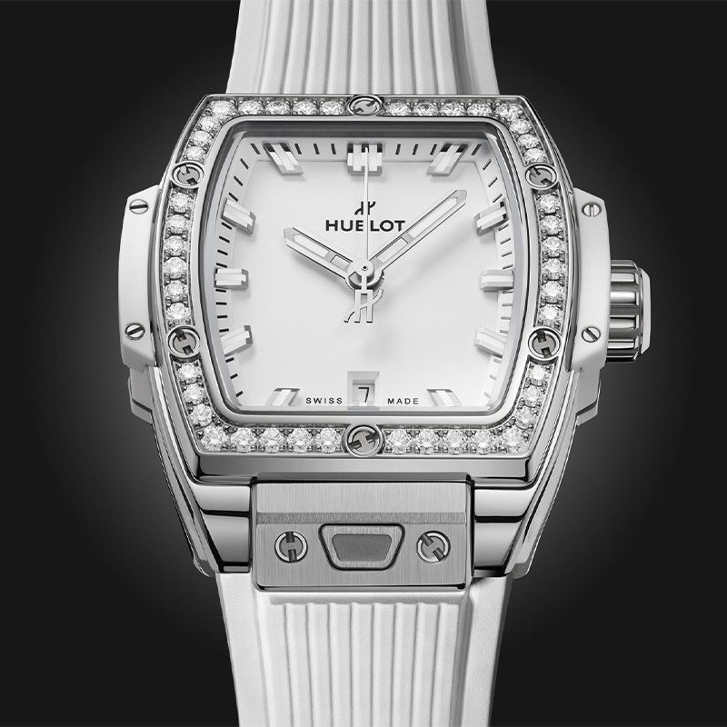 HUBLOT Spirit Of Big Bang Steel White Diamonds 32 MM 682.SE.2010.RW.1204
