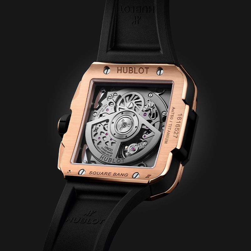 HUBLOT Square Bang Unico King Gold Diamonds 42 MM 821.OX.0180.RX.1604