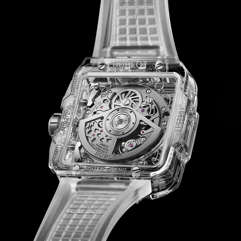 HUBLOT Square Bang Unico Sapphire 42 MM 821.JX.0120.RT