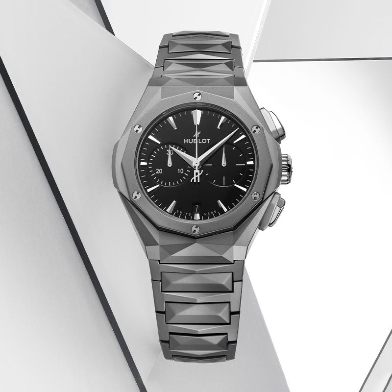 HUBLOT Classic Fusion Chronograph Orlinski Full Titanium 41 MM 549.NI.1270.NI.ORL23
