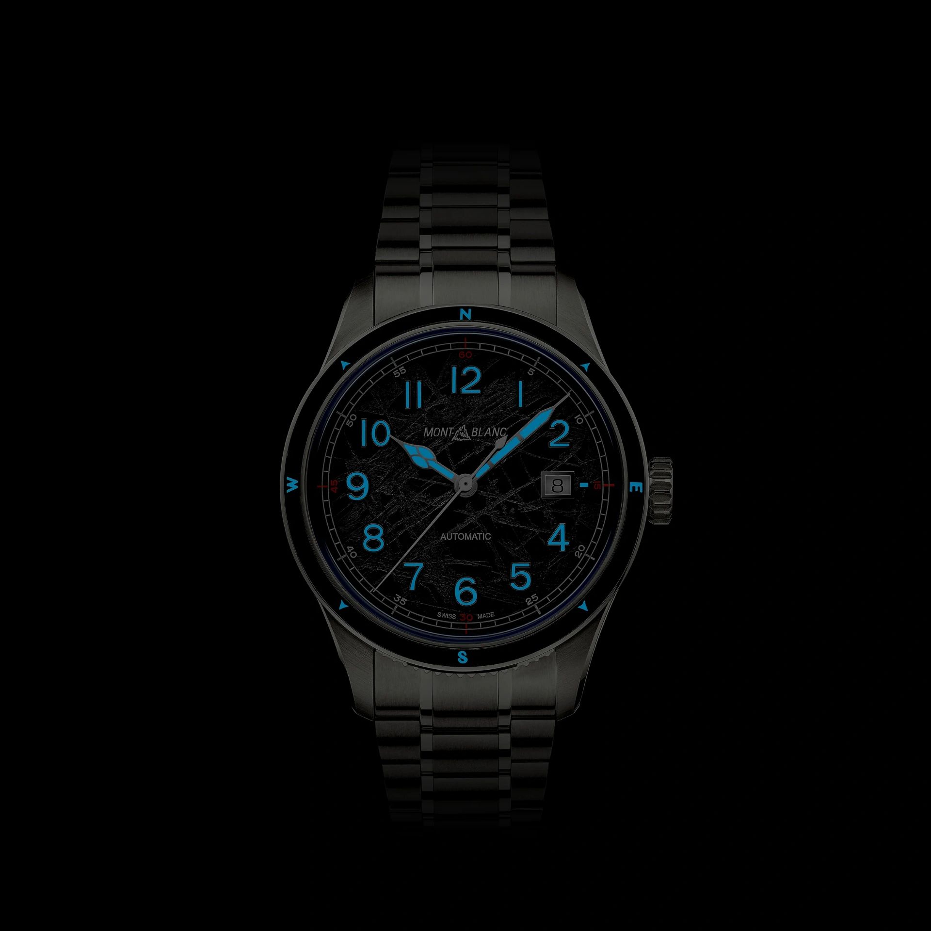 MONTBLANC 1858 Automatic Date 0 Oxygen The 8000 41 MM 130984