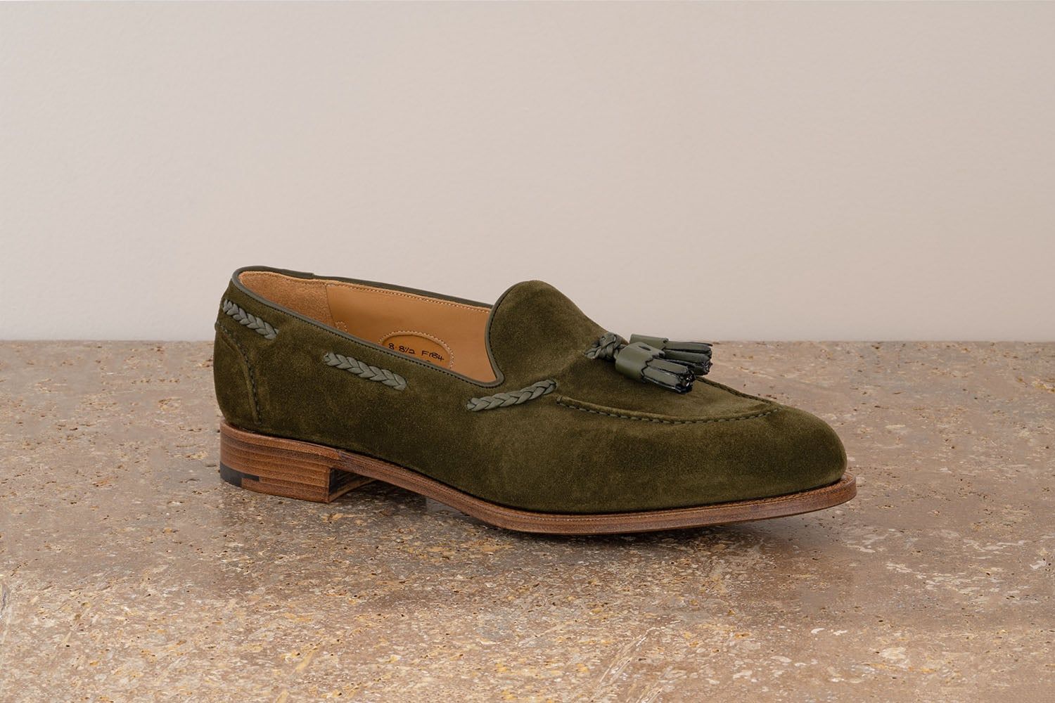 EDWARD GREEN Belgravia - Mocassino Con Nappine - Army Green  BELGRAVIA