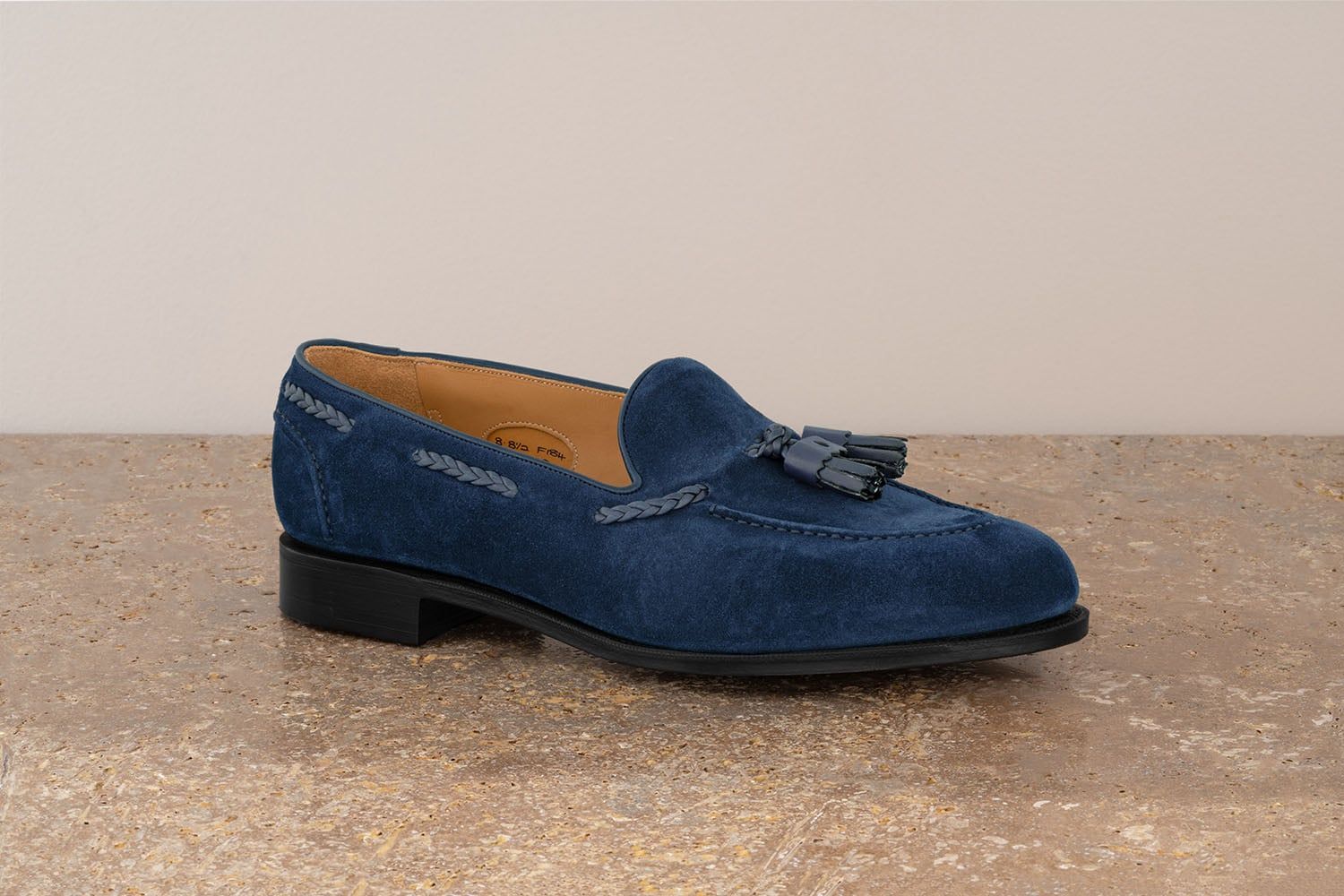 EDWARD GREEN Belgravia - Mocassino Con Nappine - Indigo  BELGRAVIA