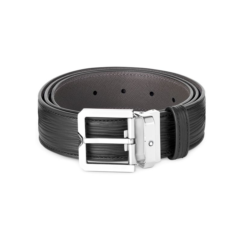 MONTBLANC Cintura In Pelle Nera  131171