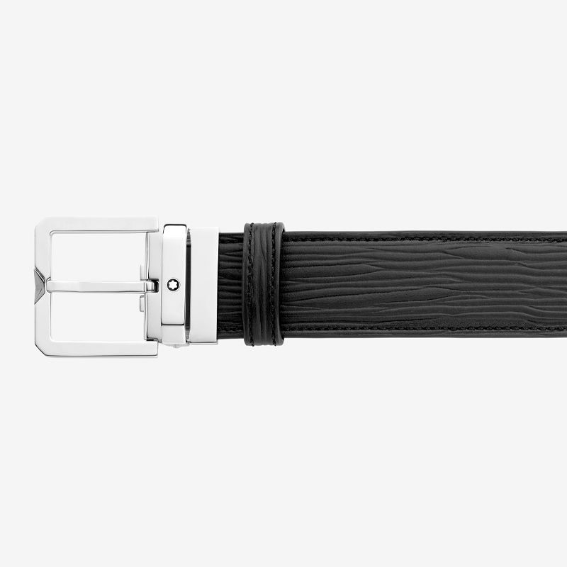 MONTBLANC Cintura In Pelle Nera  131171