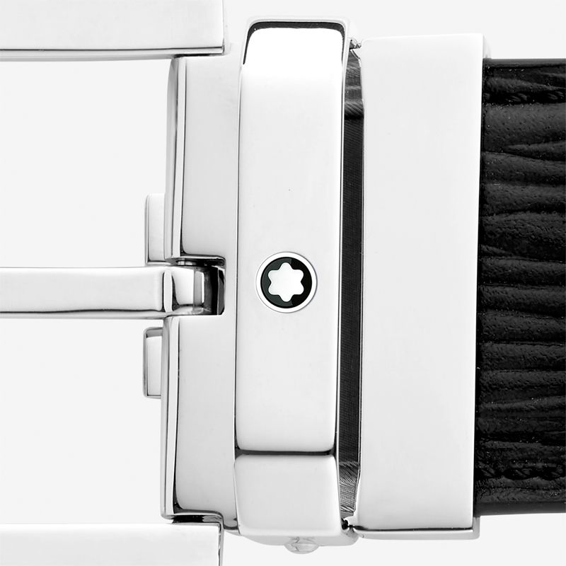 MONTBLANC Cintura In Pelle Nera  131171