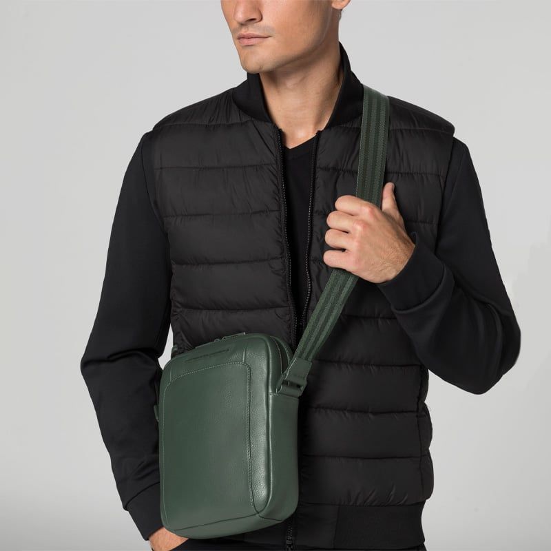 PORSCHE DESIGN Borsello Roadster Leather Verde XS  OLE01510.005