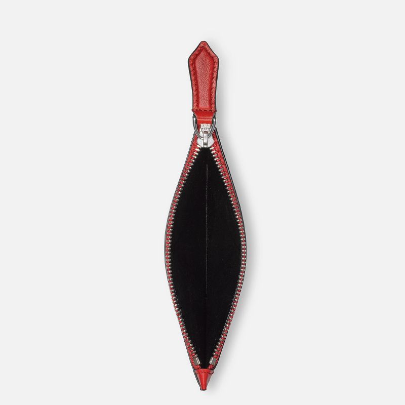 MONTBLANC Portacarte Rosso Con Cerniera Meisterstück  129908