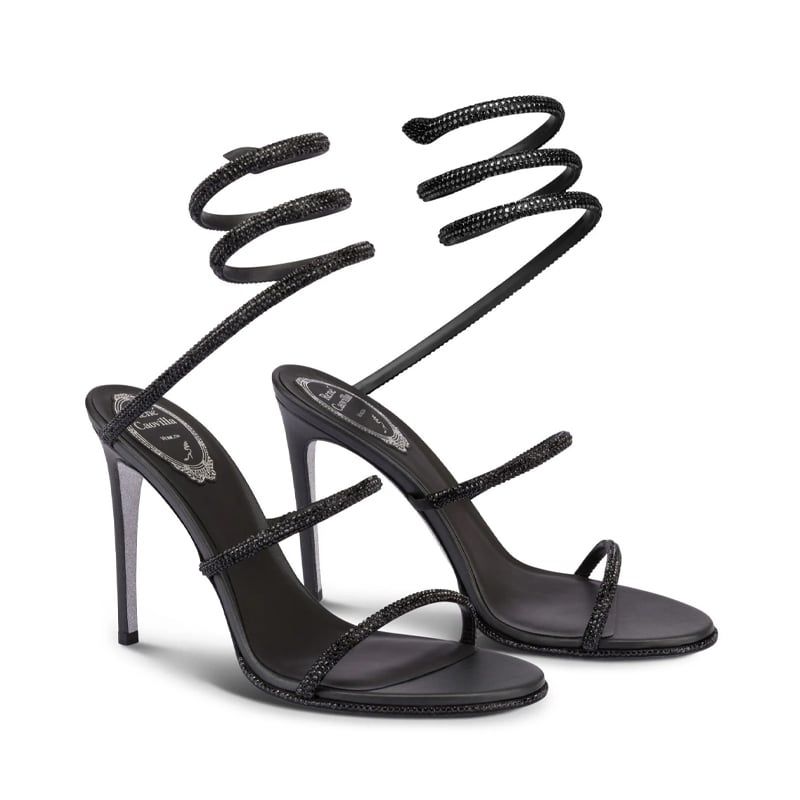 RENE CAOVILLA Cleo - Sandali Tacco Alto Nero  C10416-105-R001V050