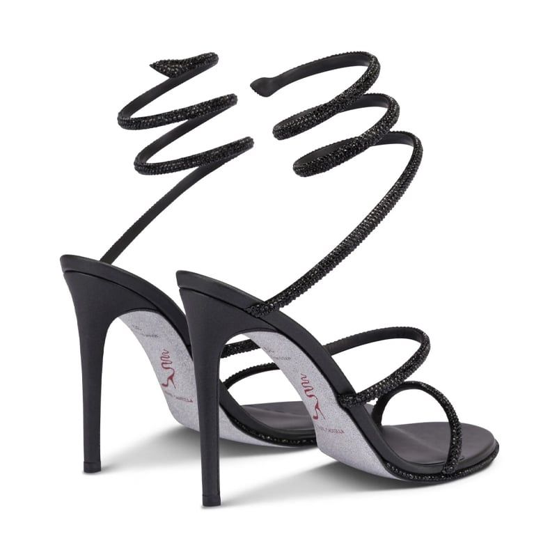 RENE CAOVILLA Cleo - Sandali Tacco Alto Nero  C10416-105-R001V050