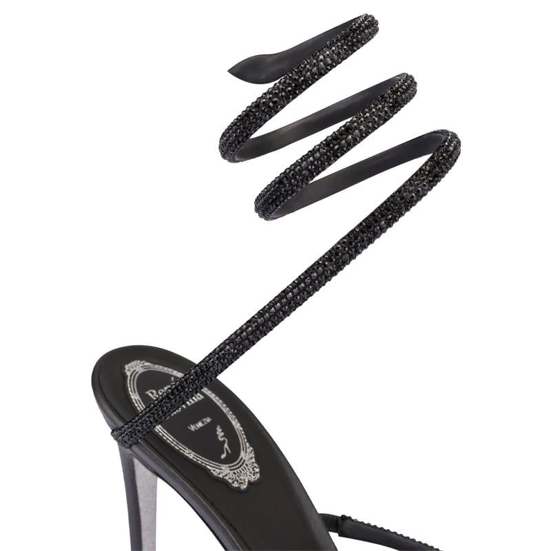 RENE CAOVILLA Cleo - Sandali Tacco Alto Nero  C10416-105-R001V050