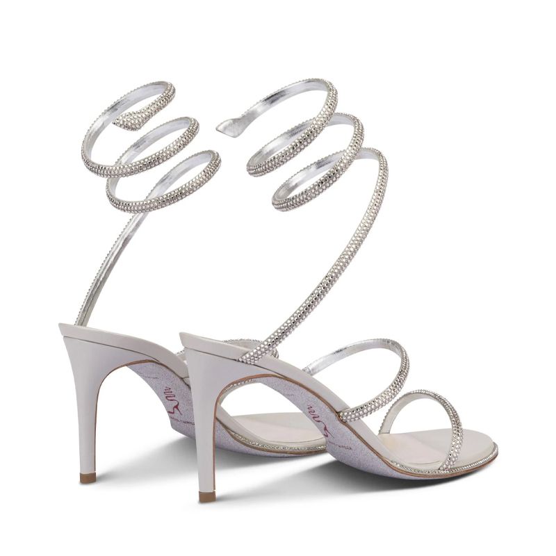 RENE CAOVILLA Cleo - Sandali Tacco Medio Grigio  C10416-080-R001V232