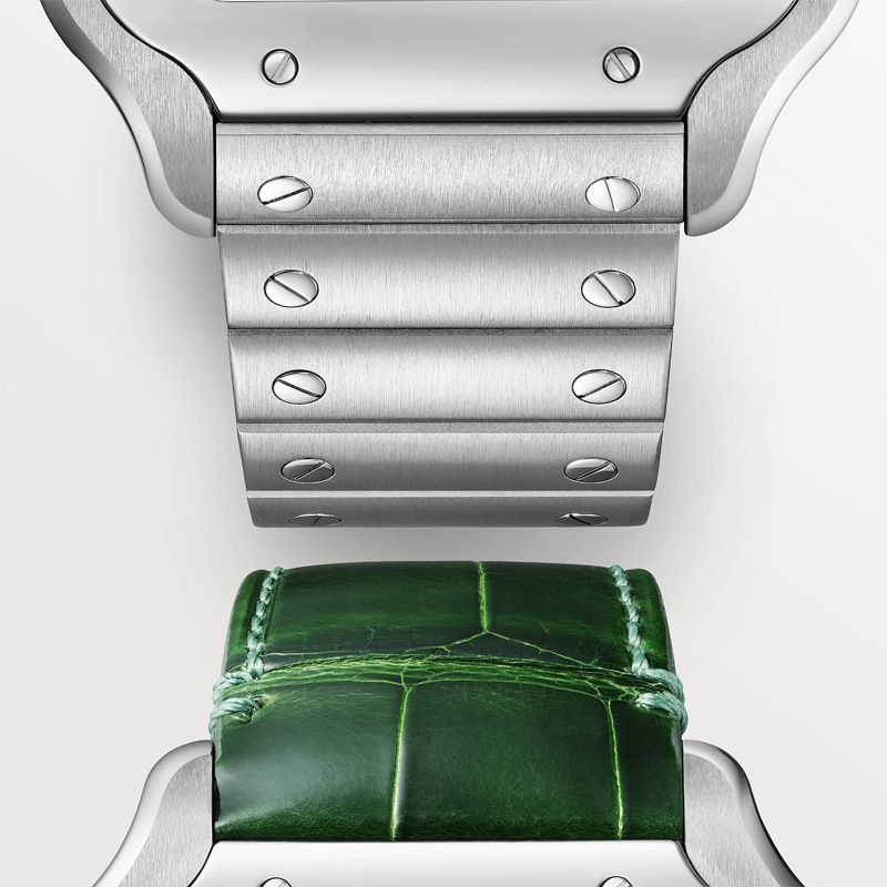 CARTIER Santos De Cartier Modello Grande, Acciaio 39,8 x 47,4 MM WSSA0062