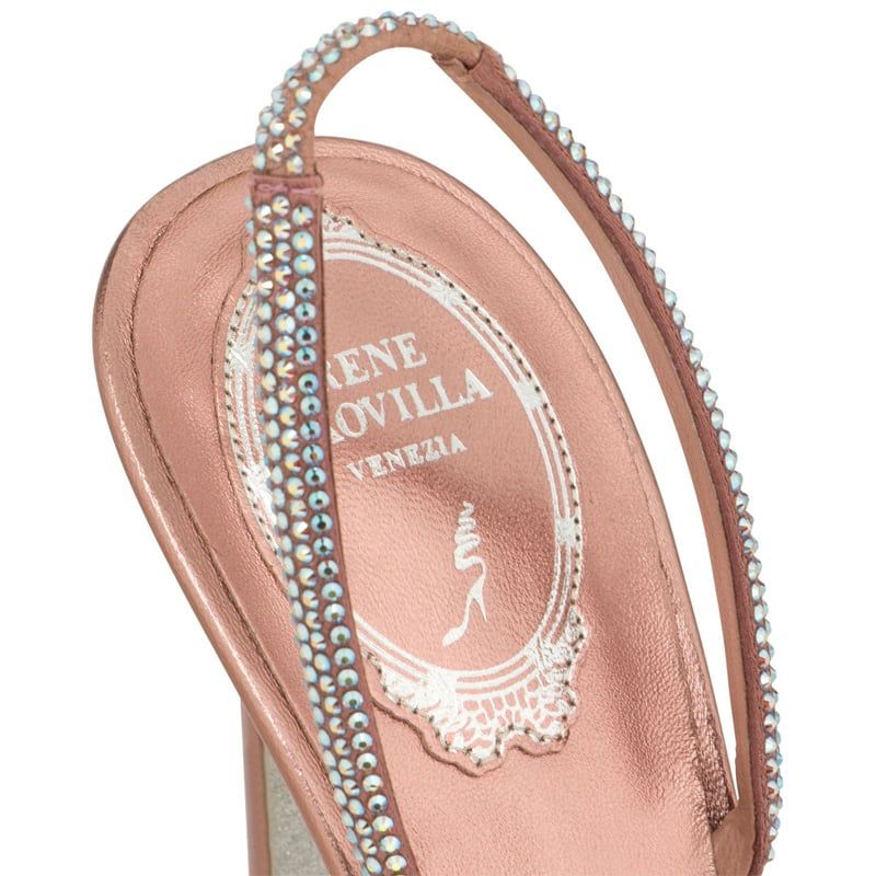 RENE CAOVILLA Irina - Sandali Tacco Alto Rosa Cipria  C11513-105-R001W354