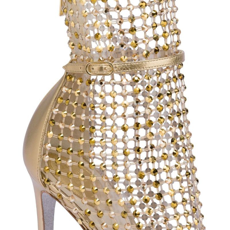 RENE CAOVILLA Galaxia - Sandali Con Tacco A Spillo Oro  C10220-105-NA01X436