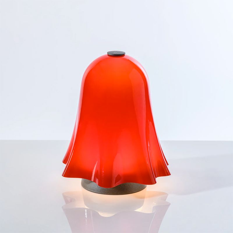 VENINI Lampada Da Tavolo Fantasmino Rosso/Lattimo  14 CM - H 18 CM 847.60
