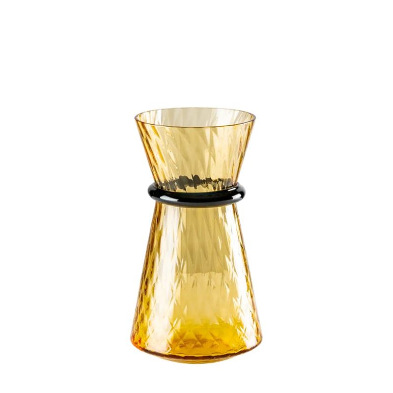 VENINI Vaso Tiara (Francesco Lucchese) Ambra/Orizzonte 18 CM X H 32 CM 706.65