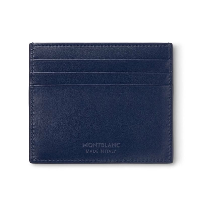 MONTBLANC Portacarte Meisterstück 6 Scomparti Blu  131694