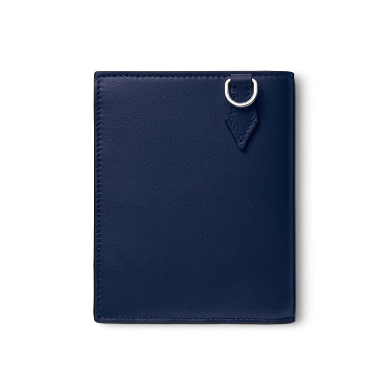MONTBLANC Portafoglio Compatto Meisterstück 6 Scomparti Blu  131695