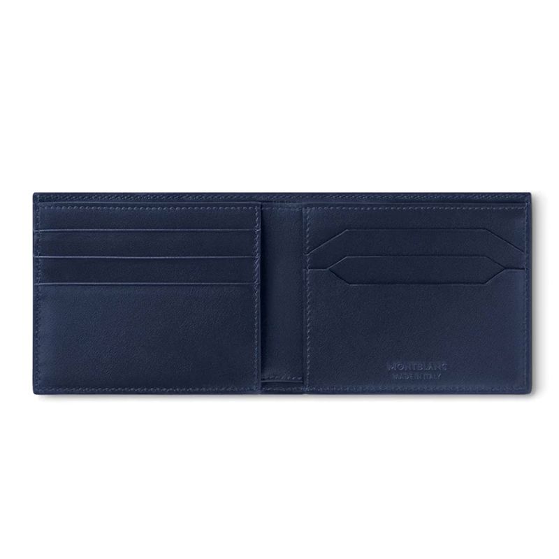 MONTBLANC Portafoglio Meisterstück 6 Scomparti Blu  131692