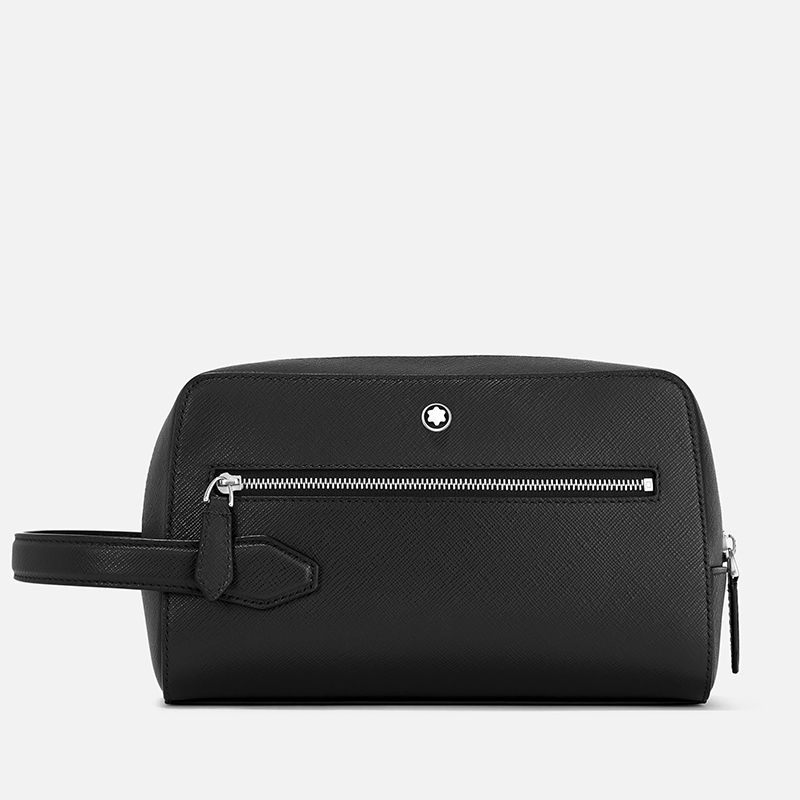 MONTBLANC Trousse Da Toilette Sartorial in Pelle Nera  131719
