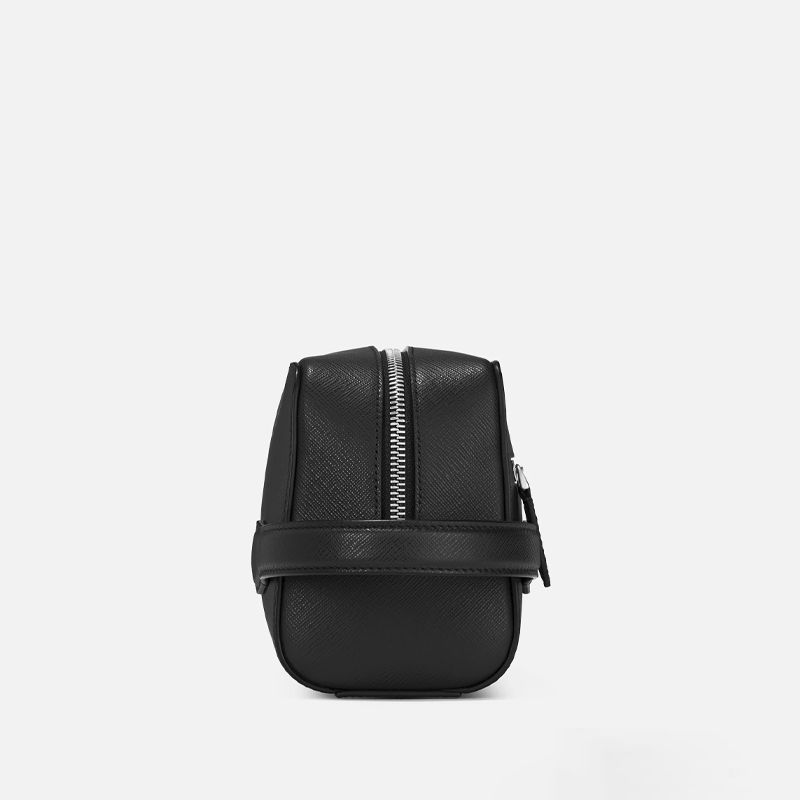 MONTBLANC Trousse Da Toilette Sartorial in Pelle Nera  131719