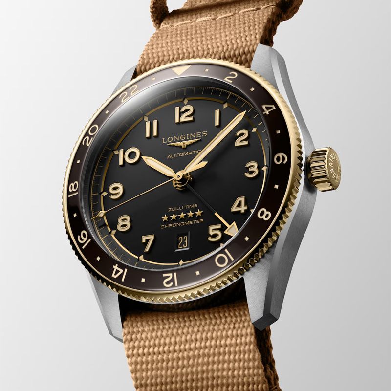 LONGINES Spirit Zulu Time 42 MM L3.812.5.53.9