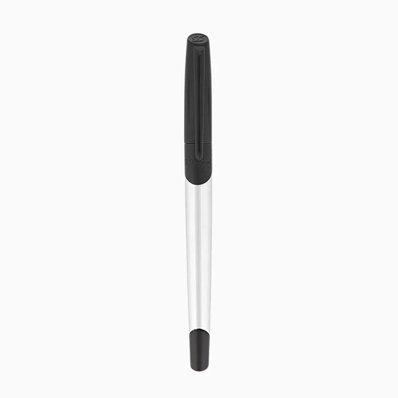 S. T. DUPONT Stilografica Défi Millenium Cromo / Nero Matte  400004