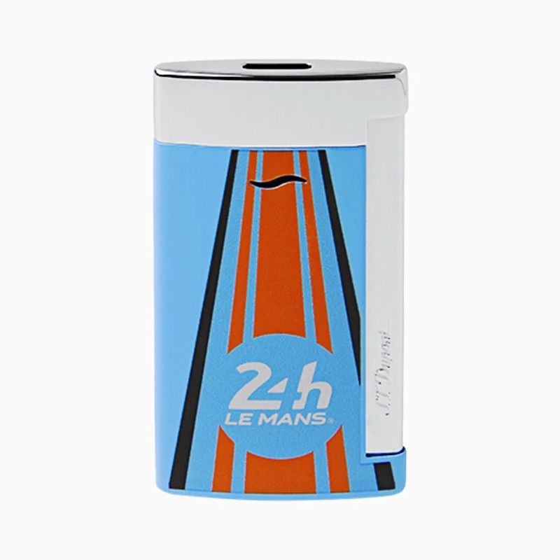 S. T. DUPONT Accendino Slim 7 24 H Du Mans Blu / Cromato  027789