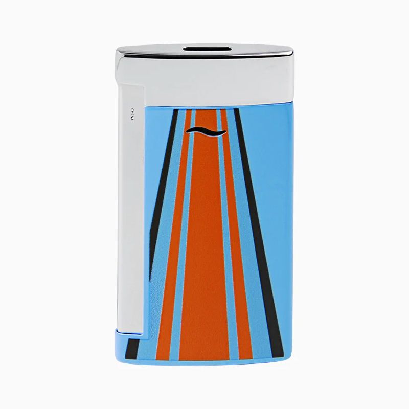 S. T. DUPONT Accendino Slim 7 24 H Du Mans Blu / Cromato  027789
