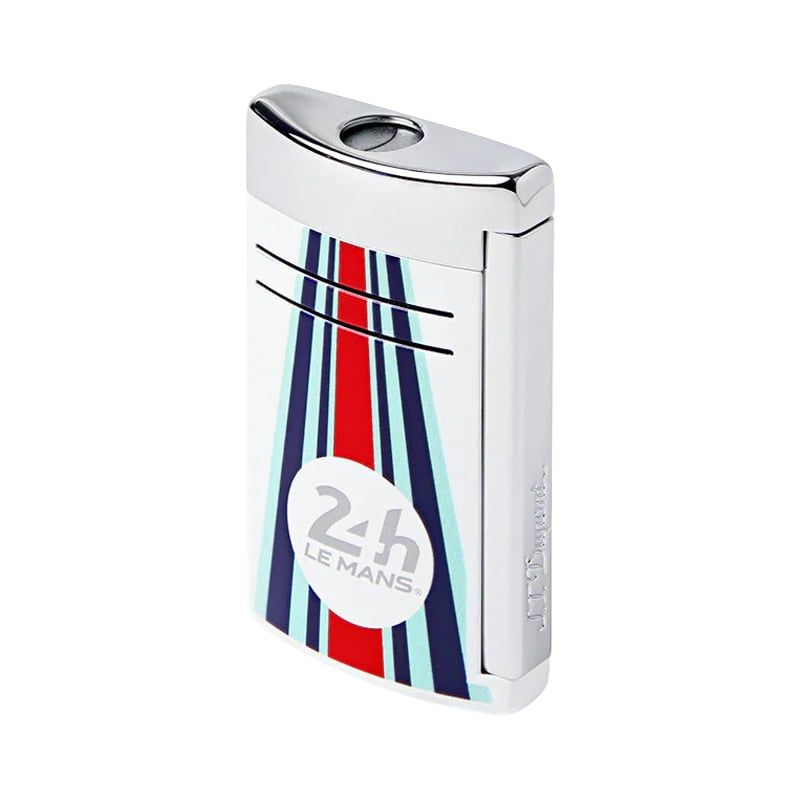 S. T. DUPONT Accendino Maxijet 24 H Du Mans Bianco / Cromato  020088