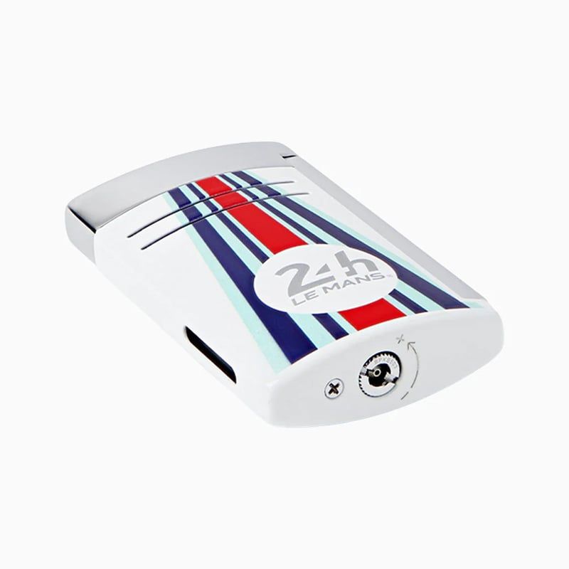 S. T. DUPONT Accendino Maxijet 24 H Du Mans Bianco / Cromato  020088