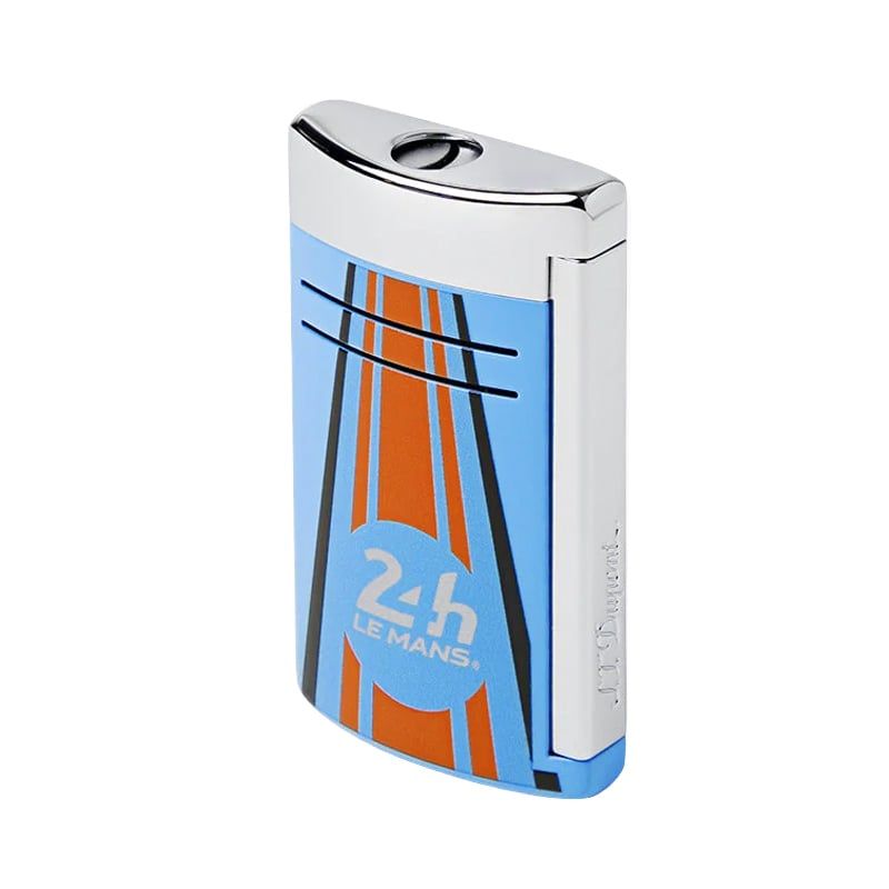 S. T. DUPONT Accendino Maxijet 24 H Du Mans Blu / Cromato  020089