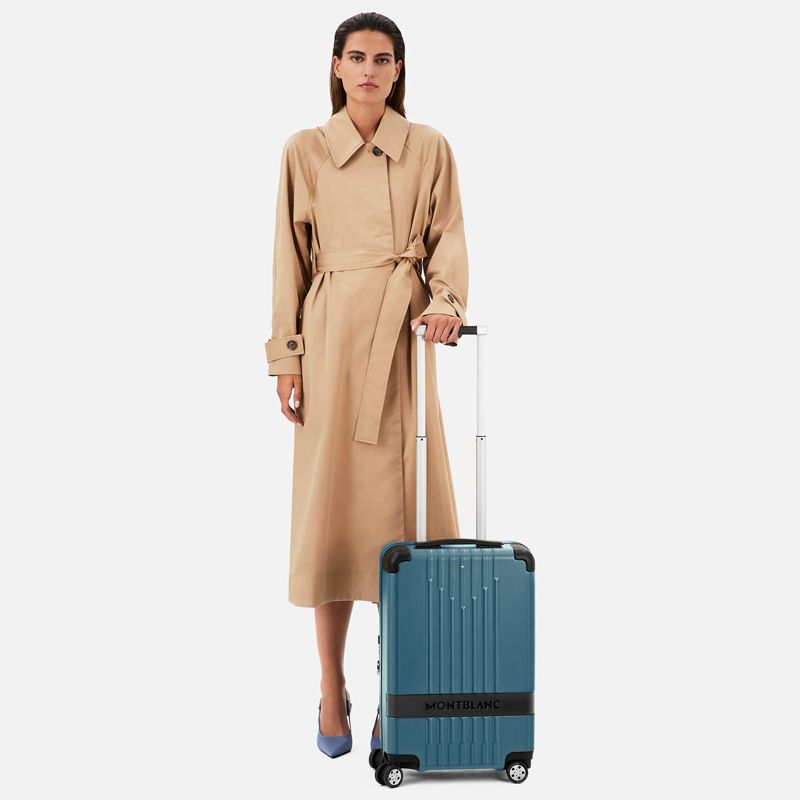 MONTBLANC Trolley Bagaglio A Mano Compatto #My4810 Blu  131852
