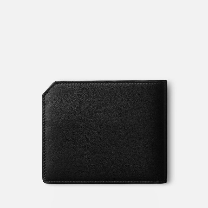 MONTBLANC Portafoglio in Pelle Nera 6 Scomparti Meisterstück Selection Soft  130048