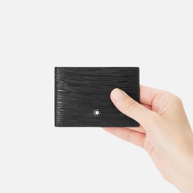 MONTBLANC Portacarte 5 Scomparti Meisterstück 4810 Nero  130930