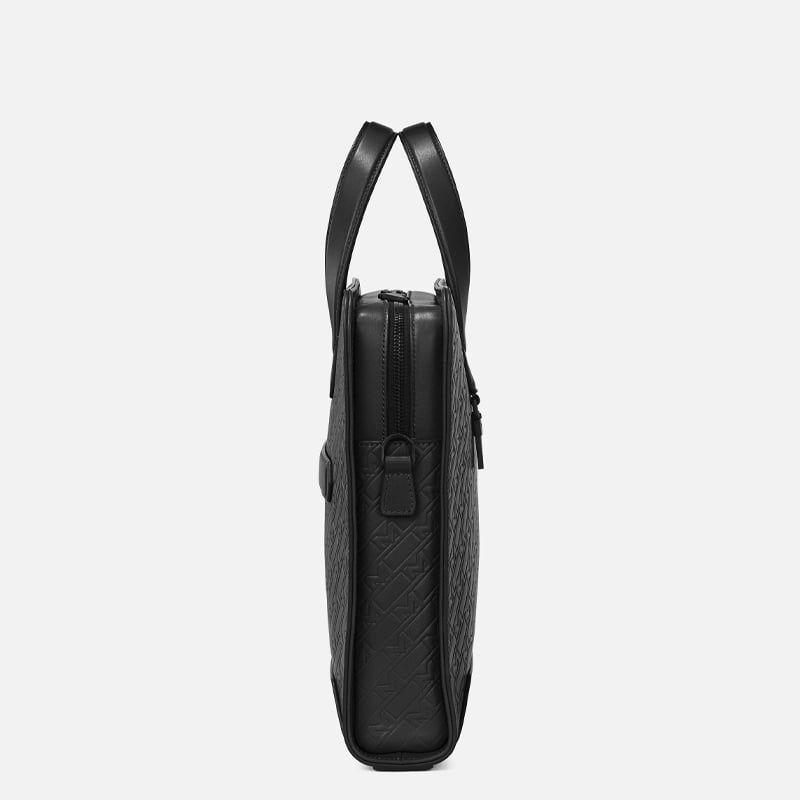 MONTBLANC Borsa Portadocumenti Sottile M_Gram 4810 in Pelle Nera  130017