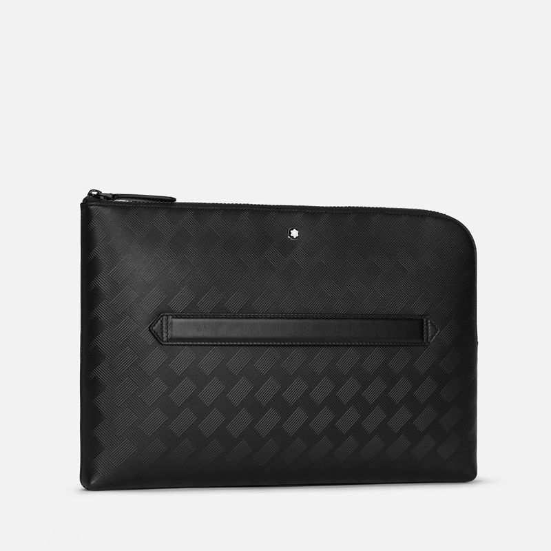 MONTBLANC Borsa Per Computer Extreme 3.0 in Pelle Nera  129969