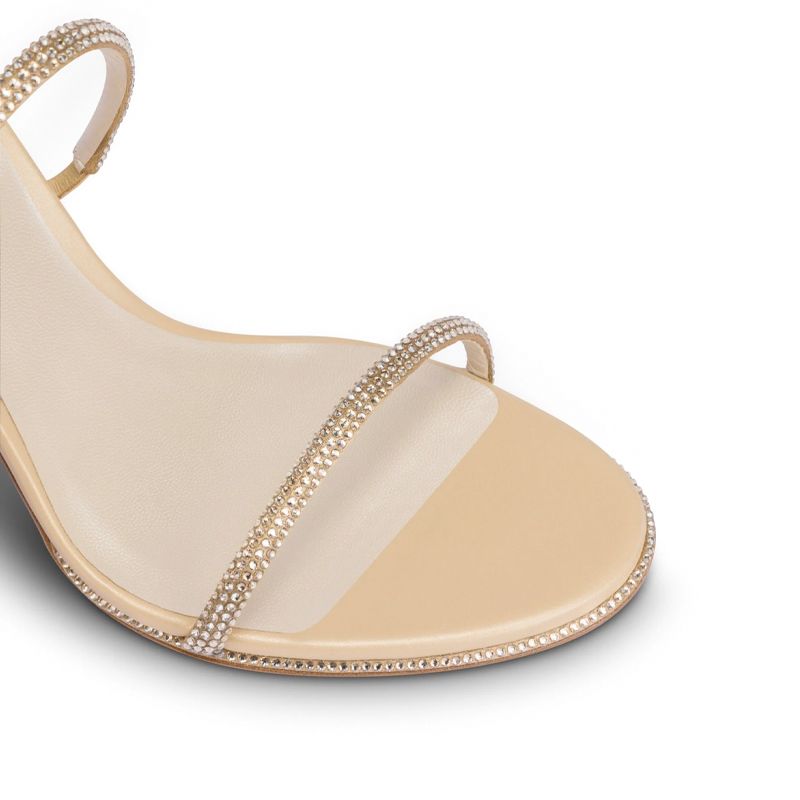 RENE CAOVILLA Cleo - Sandali Tacco Alto Beige  C10416-105-R001V104