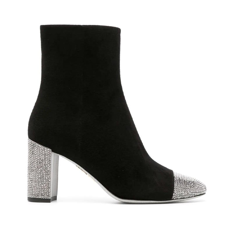 RENE CAOVILLA Bonnie - Stivaletto Nero/Argento  C11852-080-C001V547