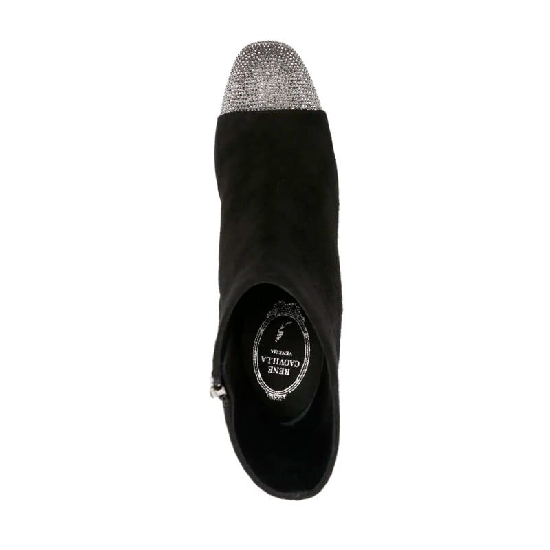 RENE CAOVILLA Bonnie - Stivaletto Nero/Argento  C11852-080-C001V547