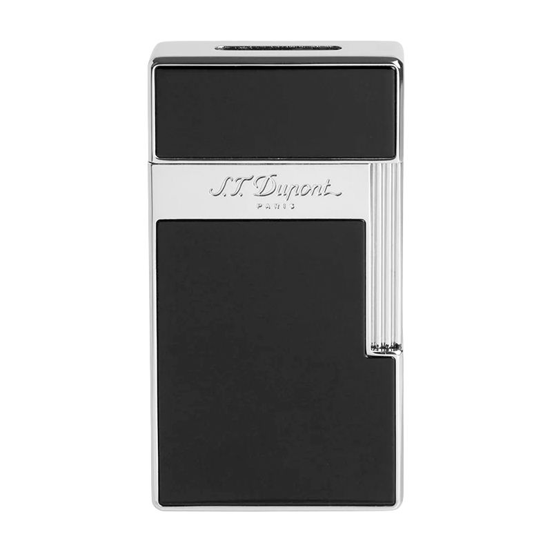 S. T. DUPONT Accendino Big D Cromo Laccato Nero  025001
