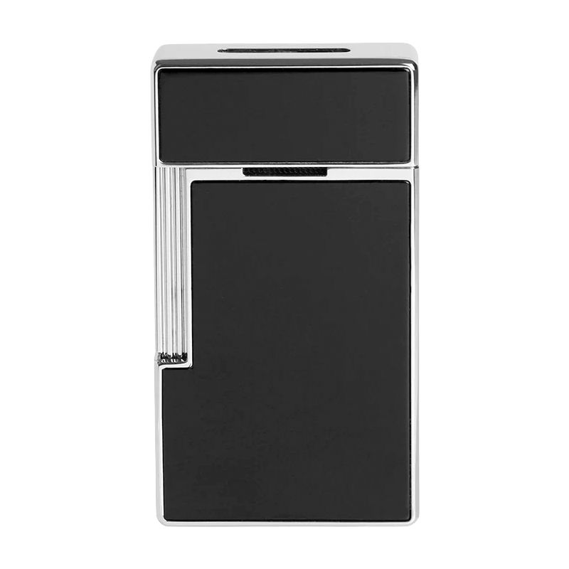 S. T. DUPONT Accendino Big D Cromo Laccato Nero  025001
