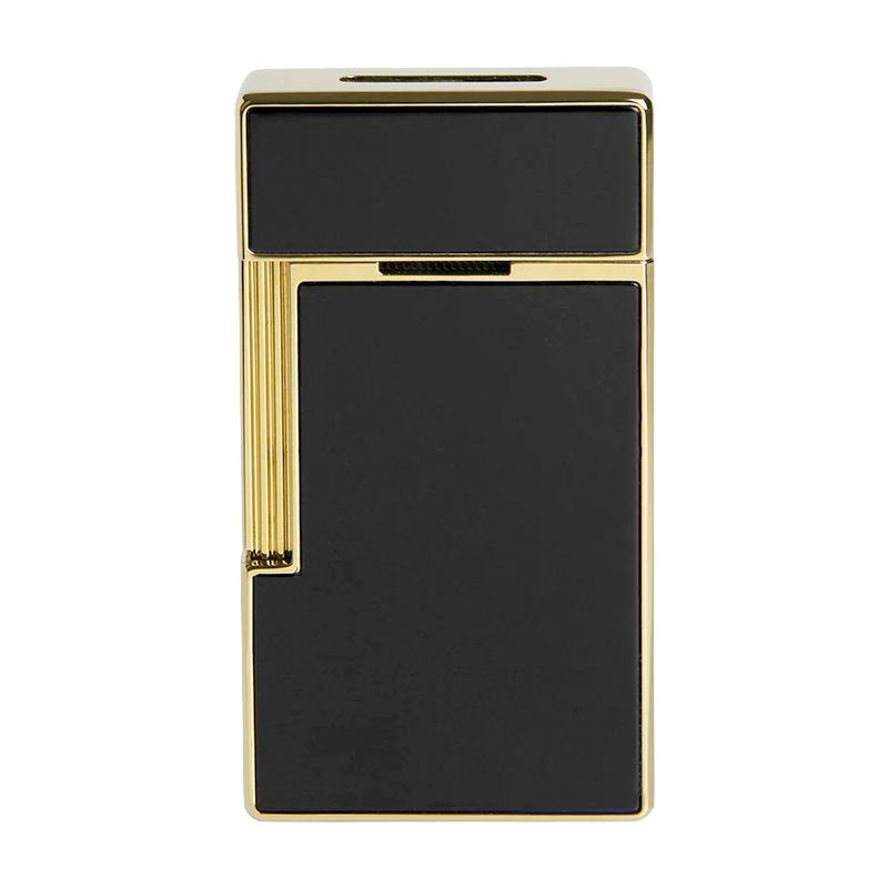 S. T. DUPONT Accendino Big D Laccato Nero Dorato  025002