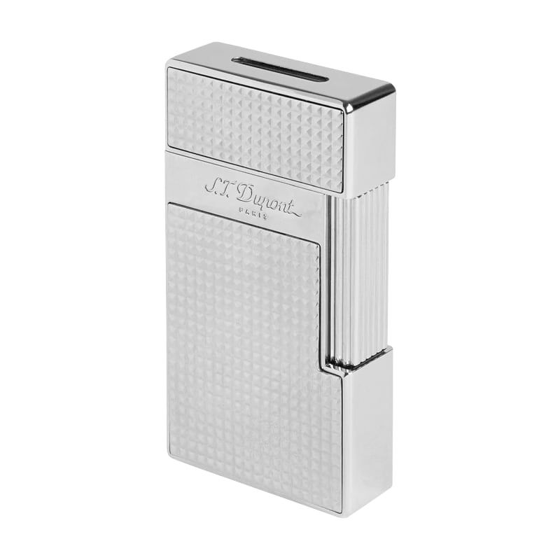 S. T. DUPONT Accendino Big D Testa Di Diamante Cromato  025010