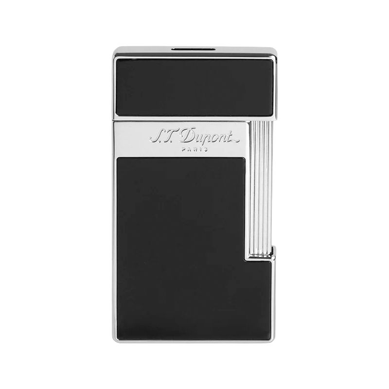 S. T. DUPONT Accendino Slimmy Cromo Laccato Nero  028001